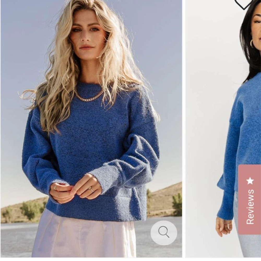 Baltic Born Blue Crewneck Sweater